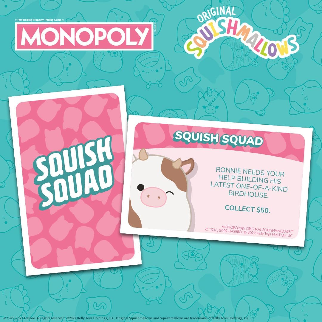 MONOPOLY: Original Squishmallows Collector's Edition Fashions for Home