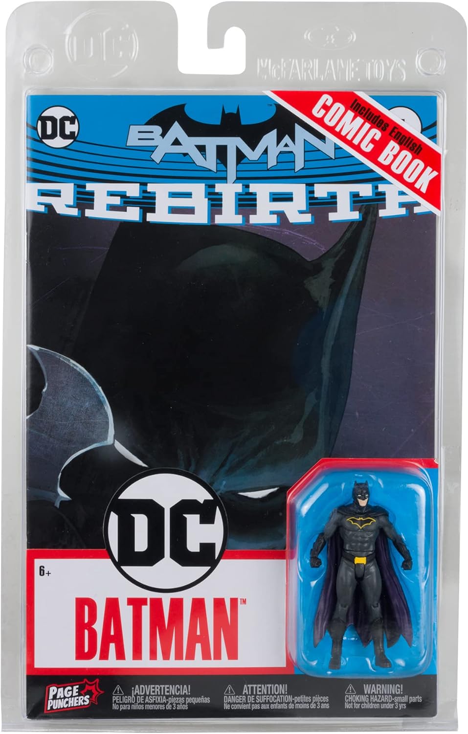 Dc Direct - 3In Figure With Comic Wv3 - Batman (Rebirth) Fashions for Home