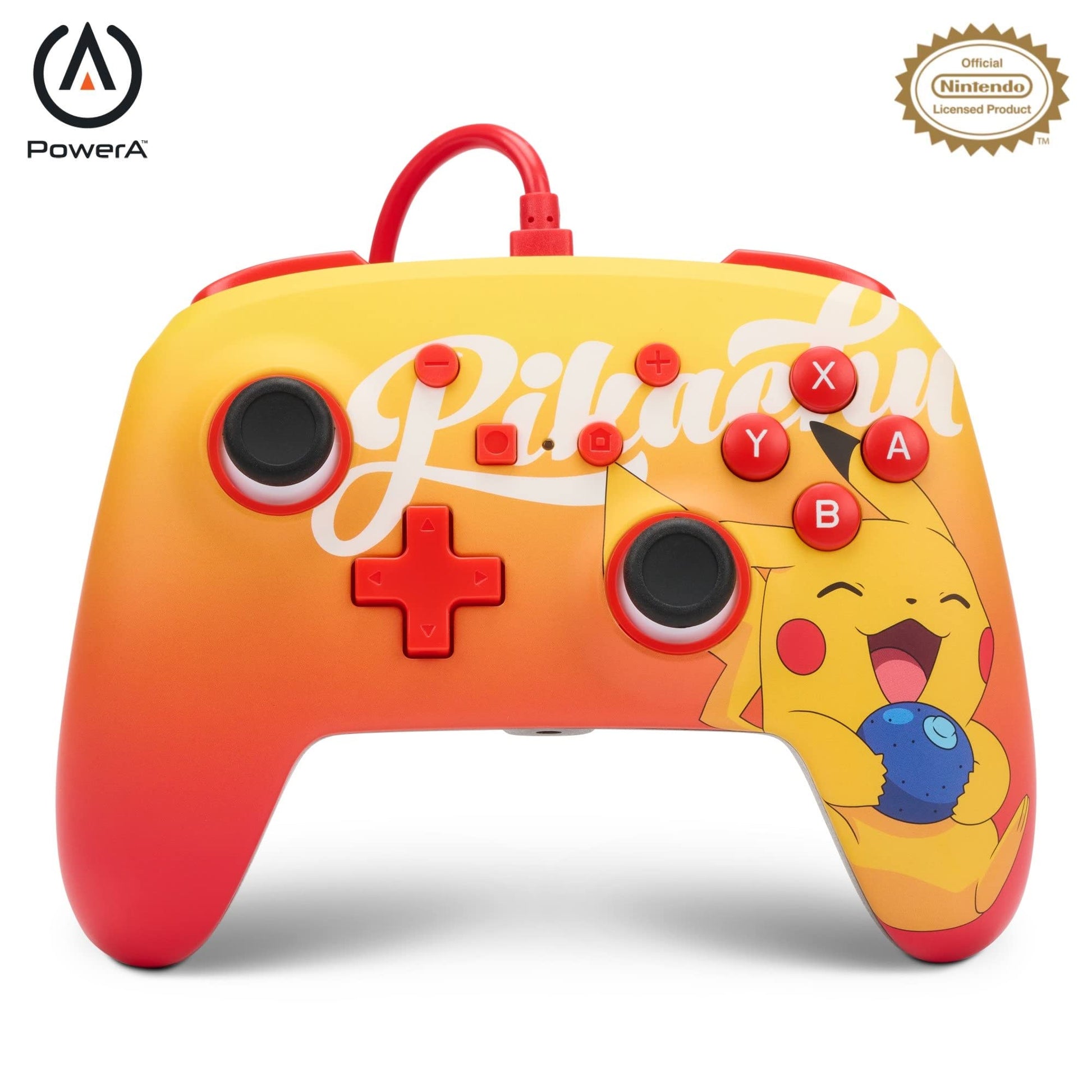 PowerA Enhanced Wired Controller for Nintendo Switch - Woo-hoo! Mario, Gamepad, game controller, wired controller, officially licensed