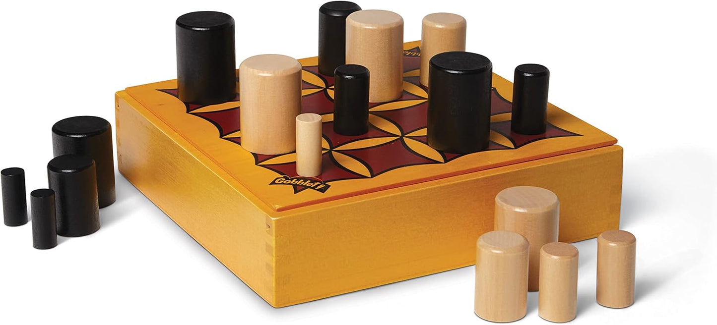 Gobblet! Abstract Strategy Board Game - Award Winning Kids or Adults Original All Wooden Board Game Fashions for Home
