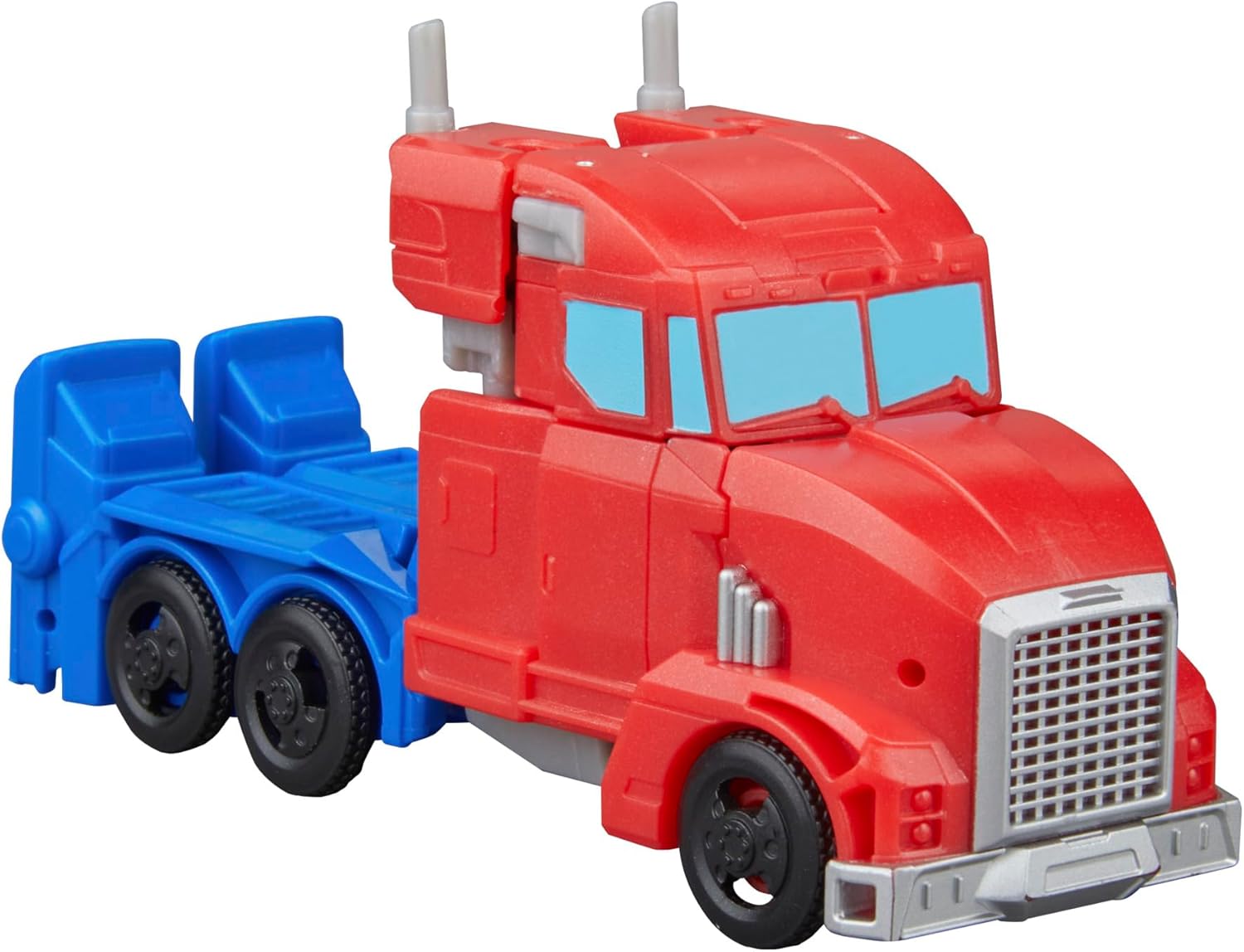 TRANSFORMERS EarthSpark Optimus Prime Battle Trailer Playset with Action Figure, Lights and Sounds, Electronic Truck Toys for Kids 6 and Up