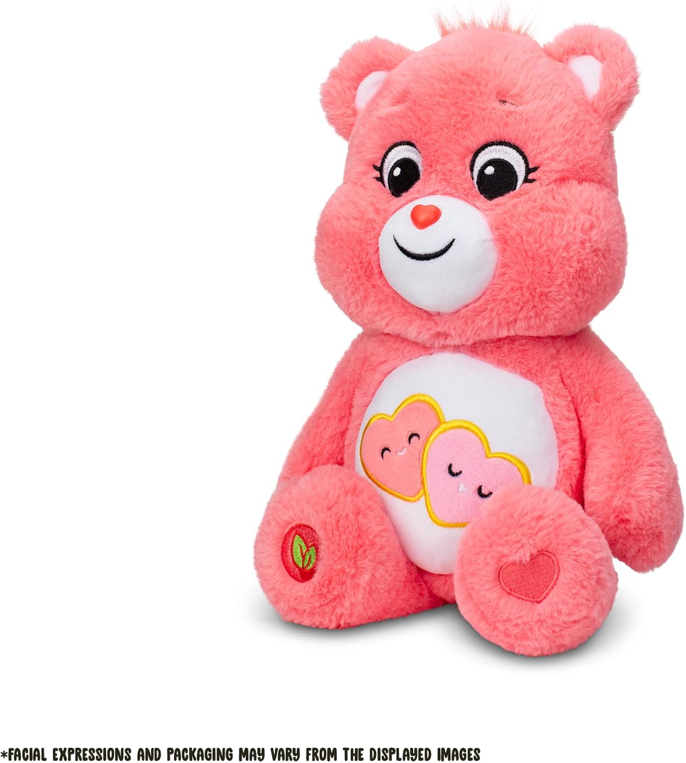 Care Bears 14" Love-A-Lot Bear Plushie - Medium Size - Pink Plush for Ages 4+ – Perfect Stuffed Animal Holiday, Birthday Gift, Super Soft and Cuddly – Good For Girls and Boys, Collectors