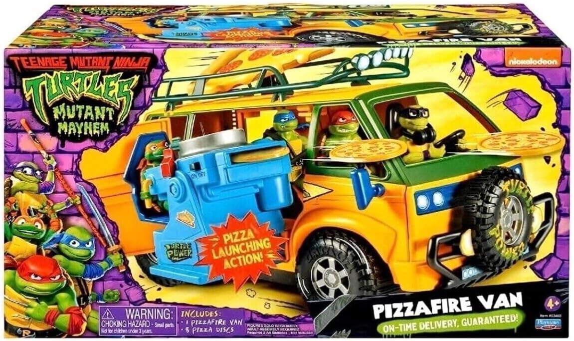 Teenage Mutant Ninja Turtles: Mutant Mayhem Pizza Fire Delivery Van by Playmates Toys