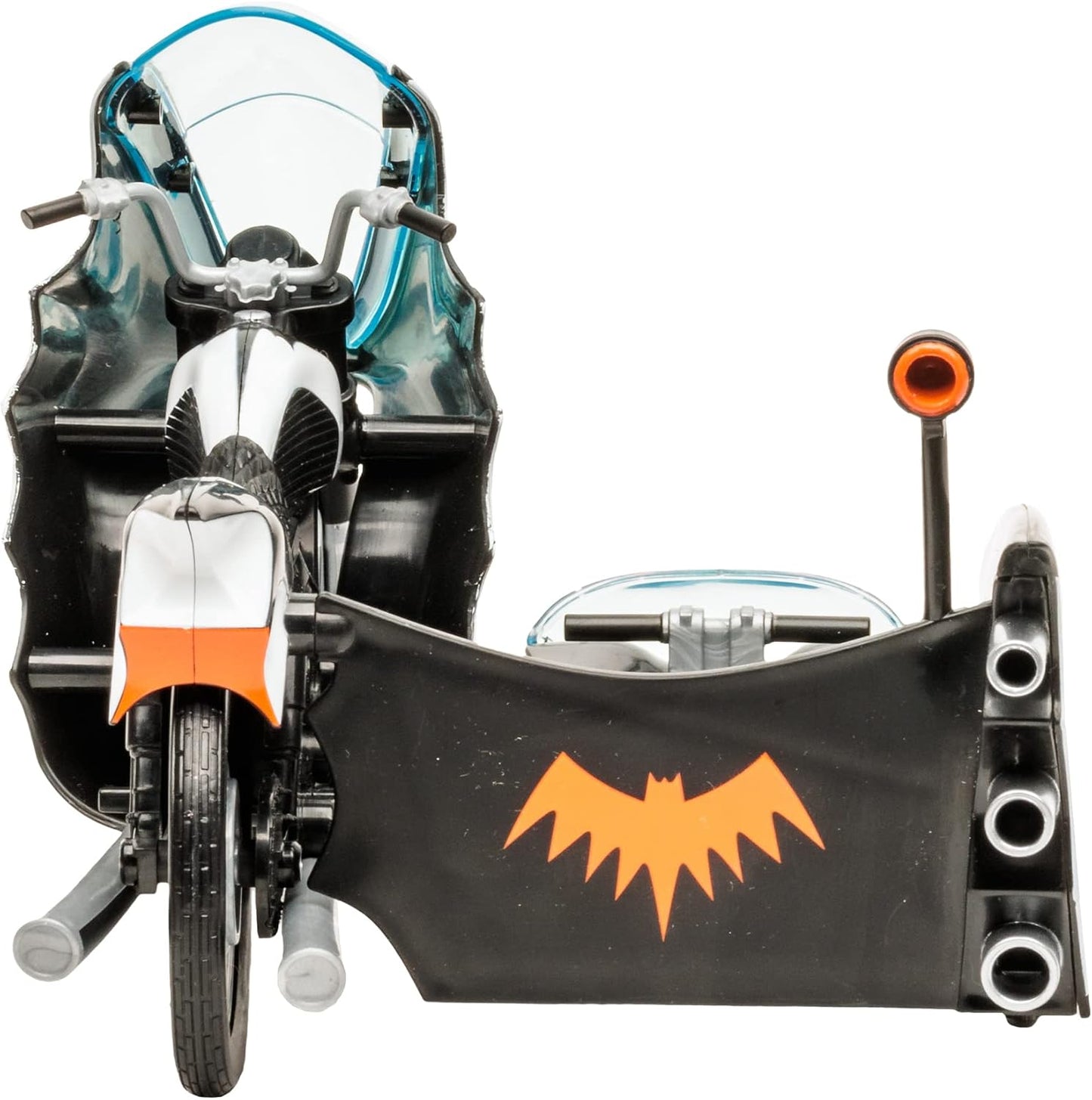 DC Retro Batman 66 Batcycle with Sidecar Vehicle Accessory Fashions for Home