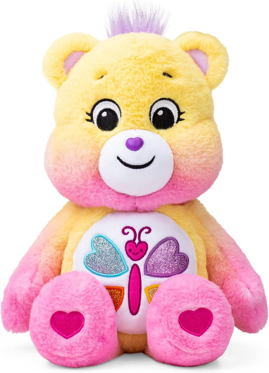 Basic Fun Care Bears | Calming Heart Bear (scented) 35cm Medium Plush | Collectable Cute Toy, Cuddly Toys for Children, Soft Toys for Girls Boys, Cute Teddies Suitable for Girls Boys Ages 4 22336