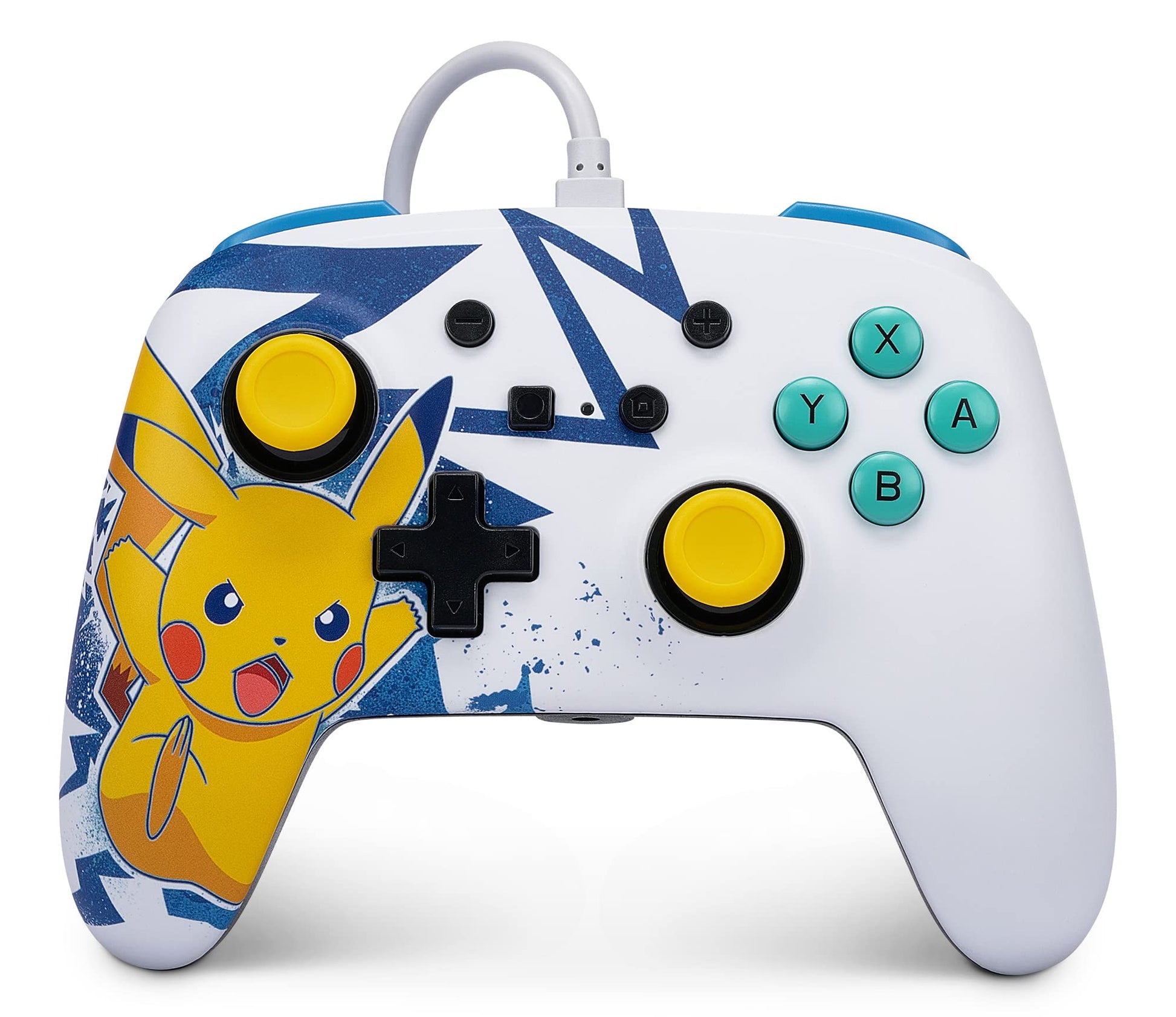 PowerA Enhanced Wired Controller for Nintendo Switch - Woo-hoo! Mario, Gamepad, game controller, wired controller, officially licensed