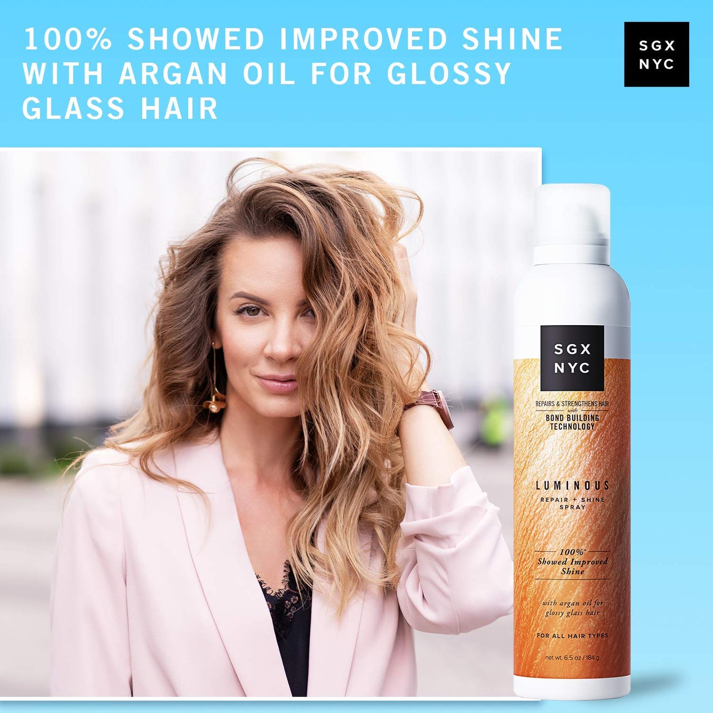 SGX NYC Luminous Repair and Shine Spray - 6.5 Oz - For All Hair Types Fashions for Home
