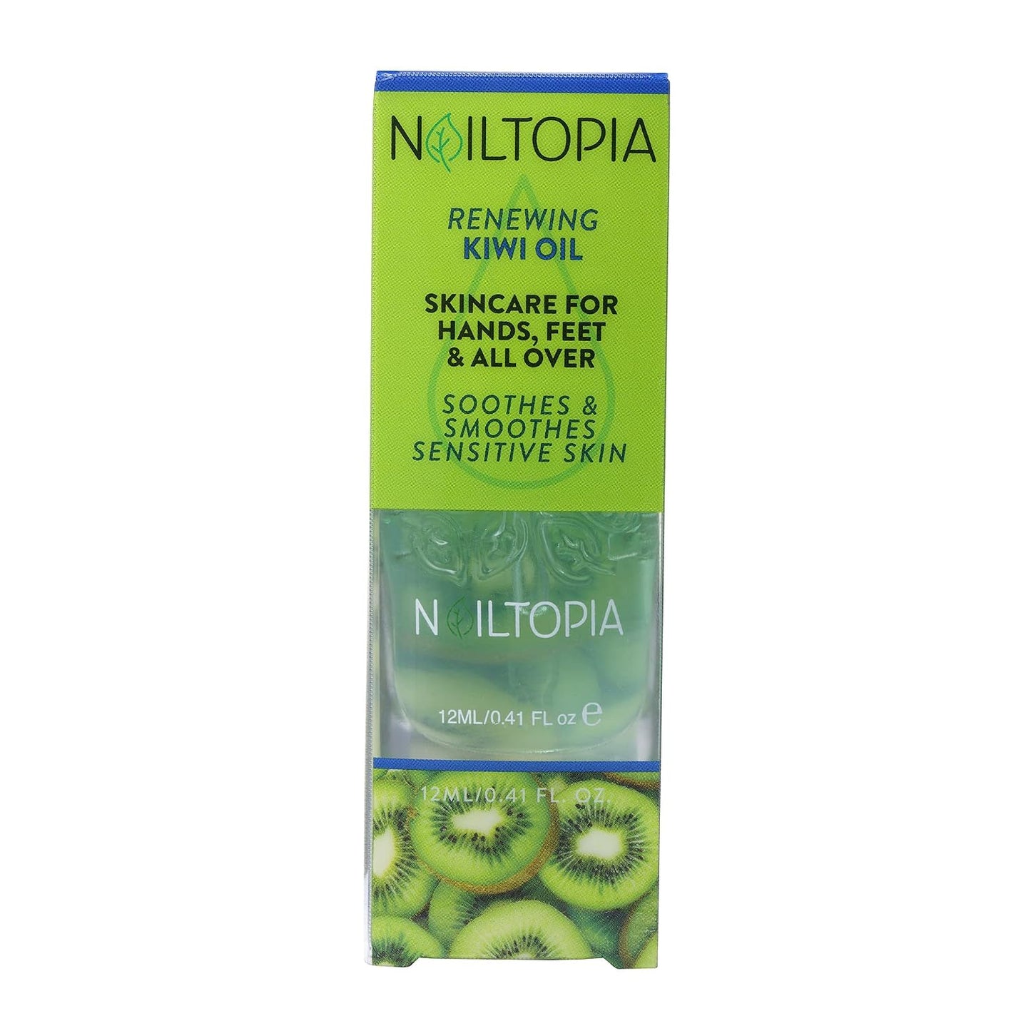 Nailtopia Fresh Soothing and Smoothing Kiwi Oil - Hydrating Cuticle Oil for Dry Skin - Bio-Sourced Skincare - 0.41 oz Fashions for Home
