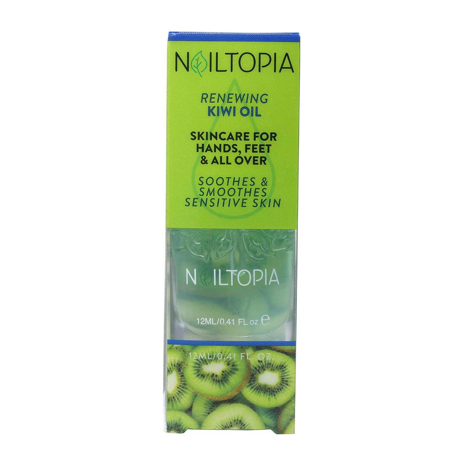 Nailtopia Fresh Soothing and Smoothing Kiwi Oil - Hydrating Cuticle Oil for Dry Skin - Bio-Sourced Skincare - 0.41 oz Fashions for Home