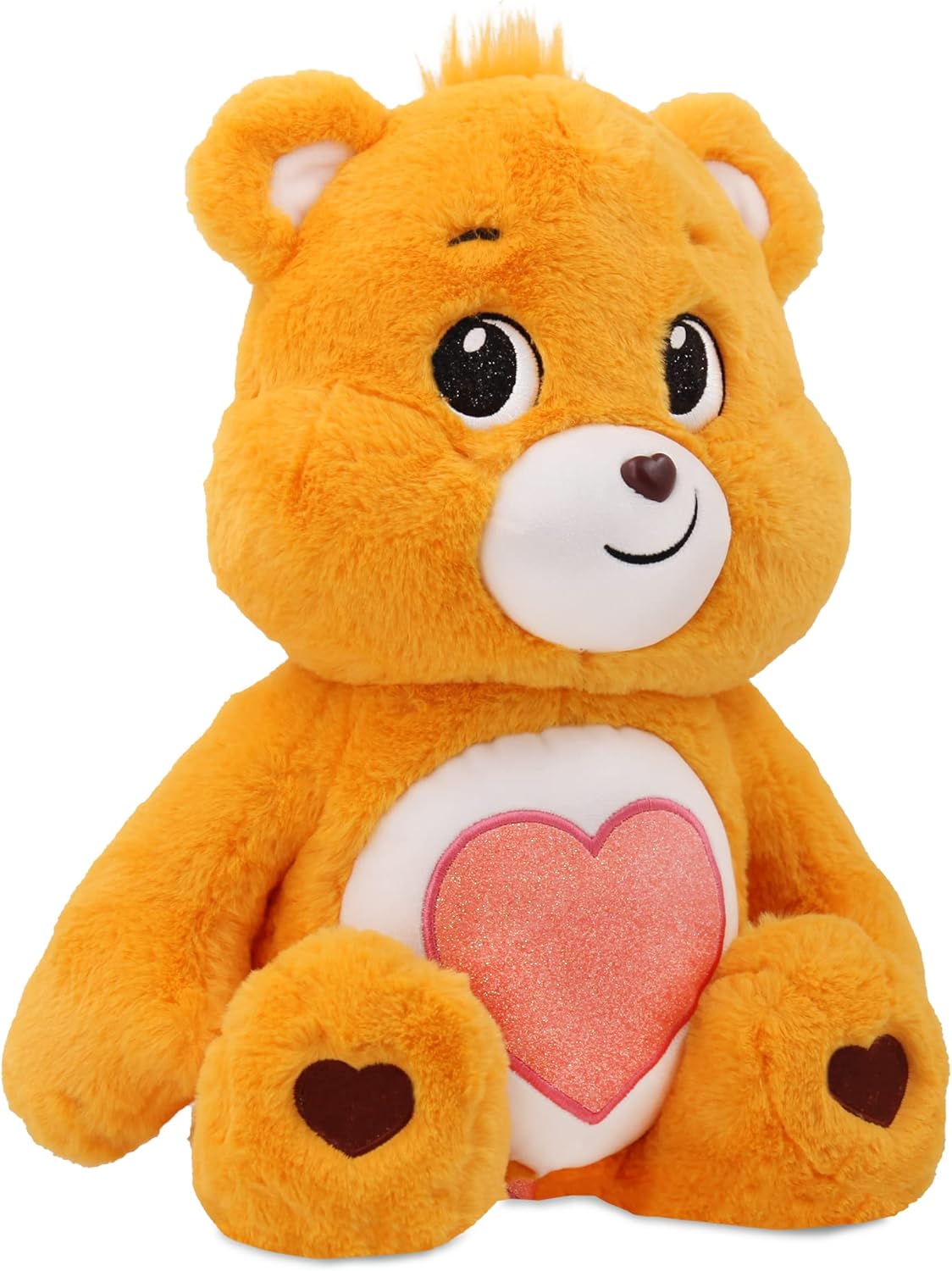 Care Bears 18" Plush - Tenderheart Bear with Glitter Belly Badge - Soft Huggable Material!