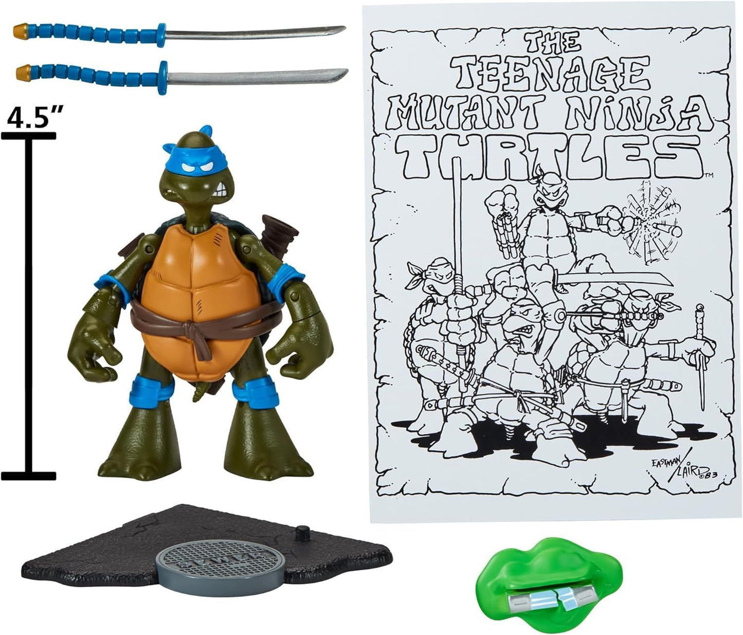 Teenage Mutant Ninja Turtles TMNT Original Sketch 40th Anniversary LEONARDO, 80951