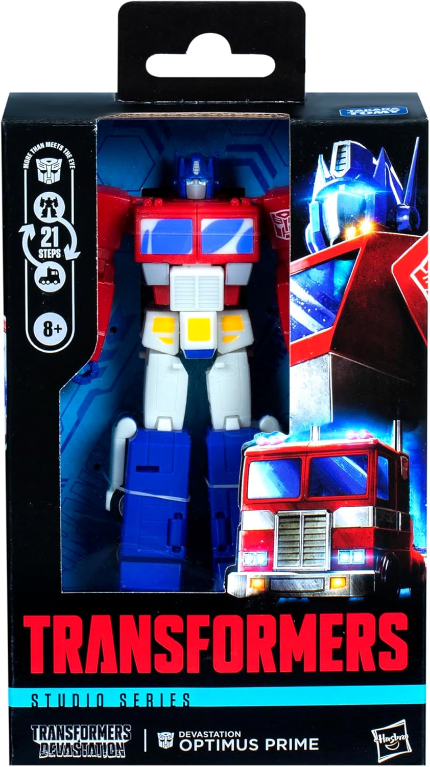 Transformers Toys Studio Series Deluxe Class Devastation Optimus Prime, 4.5-inch - Fashions for Home