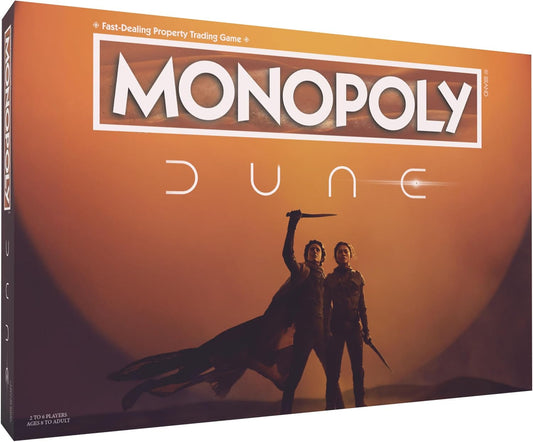 Monopoly: Dune | Play as The Ducal Ring, Crysknife, Gom Jabbar & More |Officially Licensed Collectible Game Based on The Movie Dune