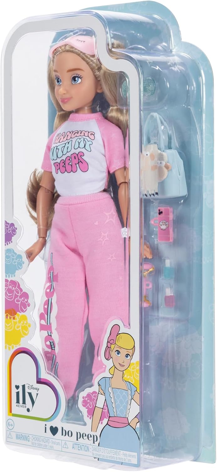 Disney ILY 4ever Fashion Dolls Inspired by Bo Peep 11.5" Tall with 13 Points of Articulation, Glittery Mickey Ring Included for You!
