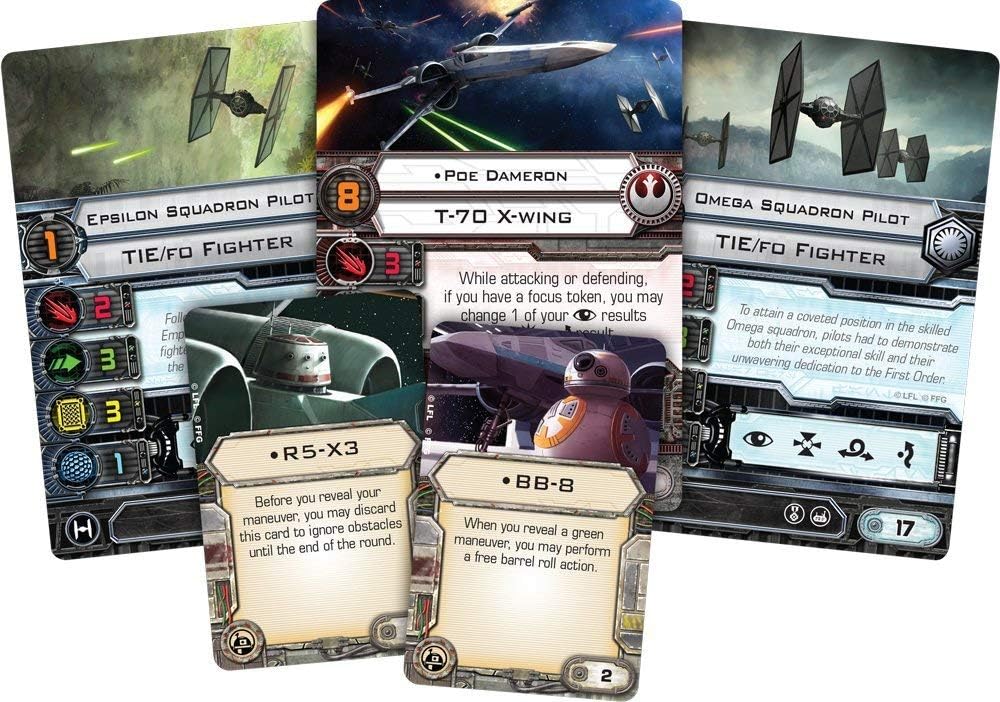 Star Wars X-Wing 1st Edition Miniatures Game The Force Awakens CORE SET - Epic Space Battles! Strategy Game for Kids & Adults, Ages 14+, 2 Players, 30-45 Minute Playtime, Made by Atomic Mass Games