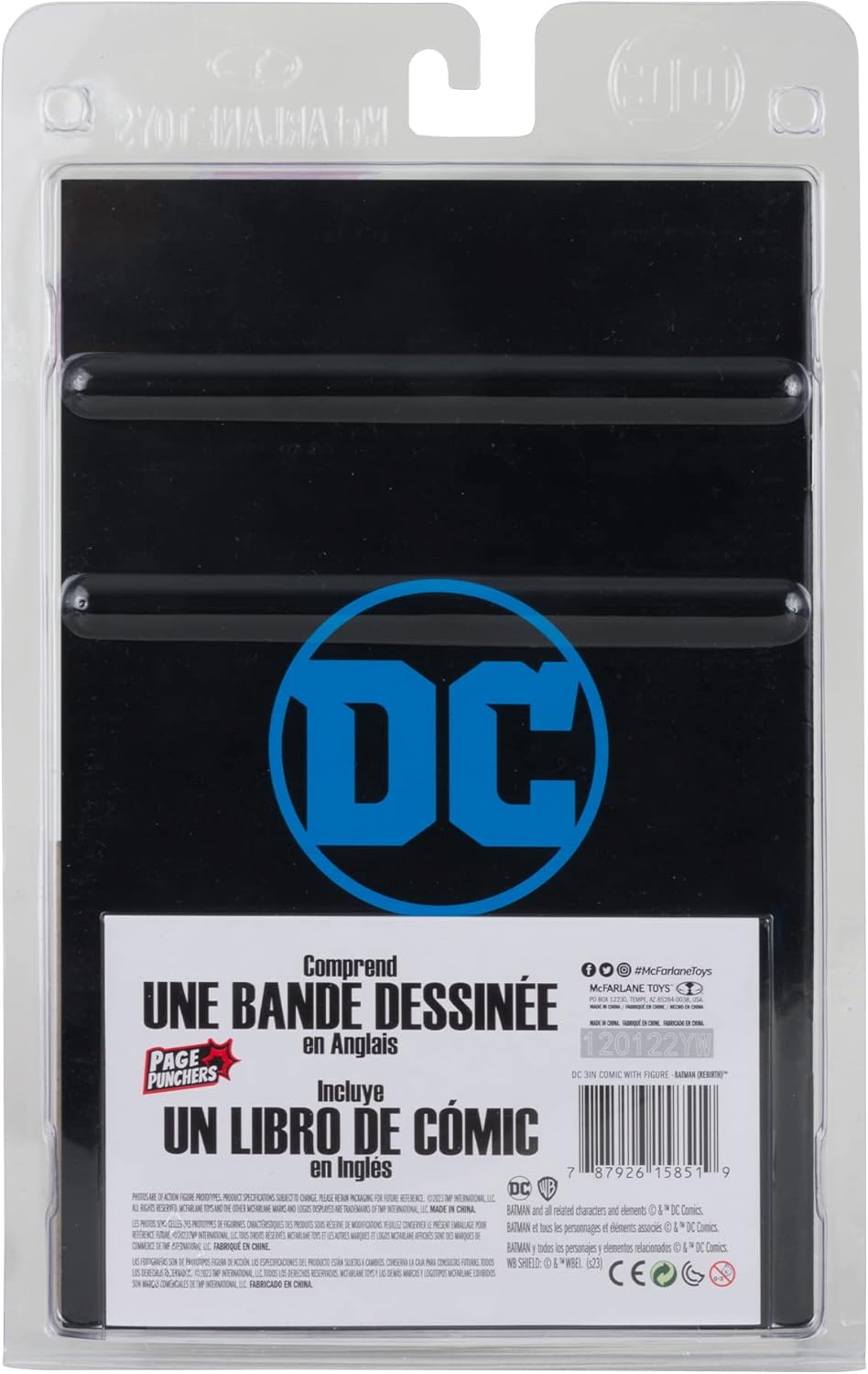 Dc Direct - 3In Figure With Comic Wv3 - Batman (Rebirth) Fashions for Home