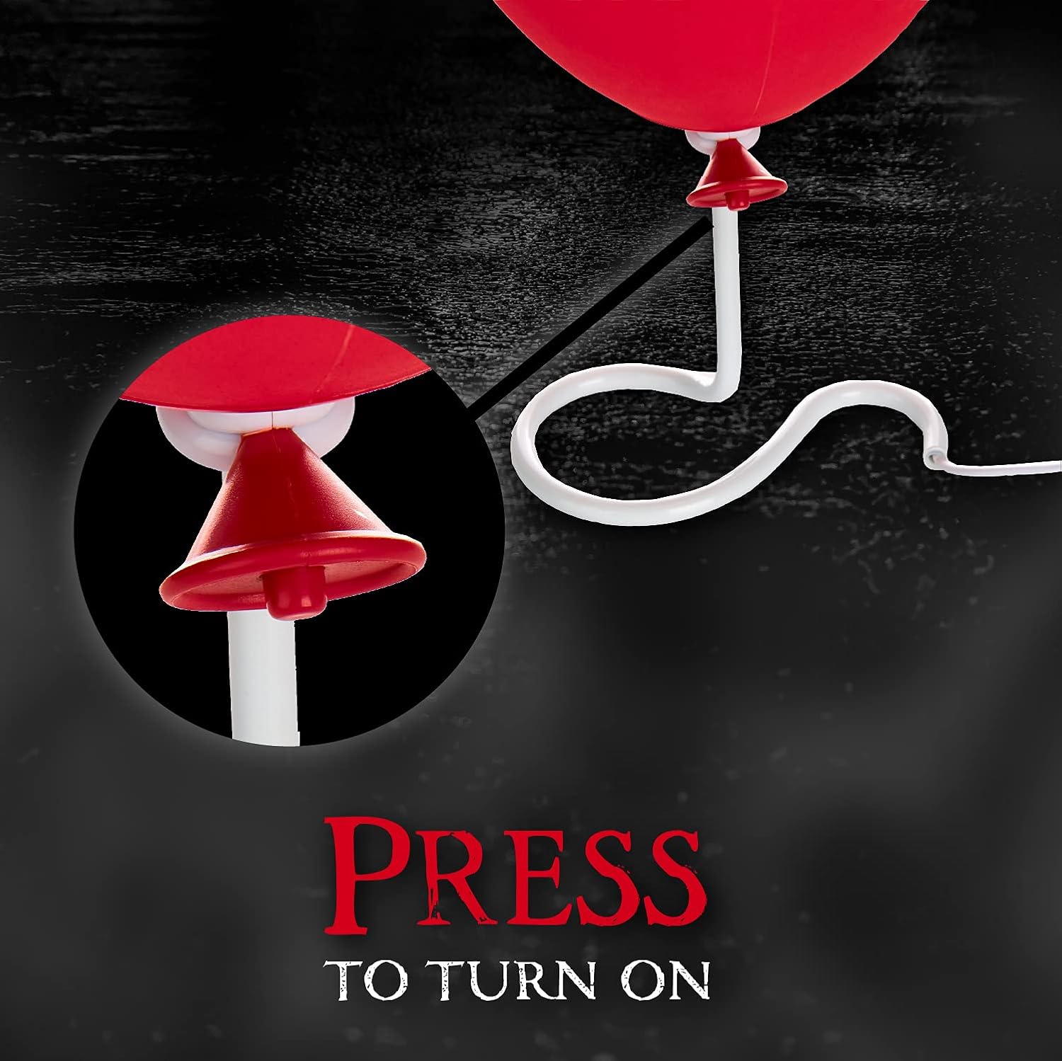 Pennywise Red Balloon Lamp - Pennywise Merchandise - Fashions for Home