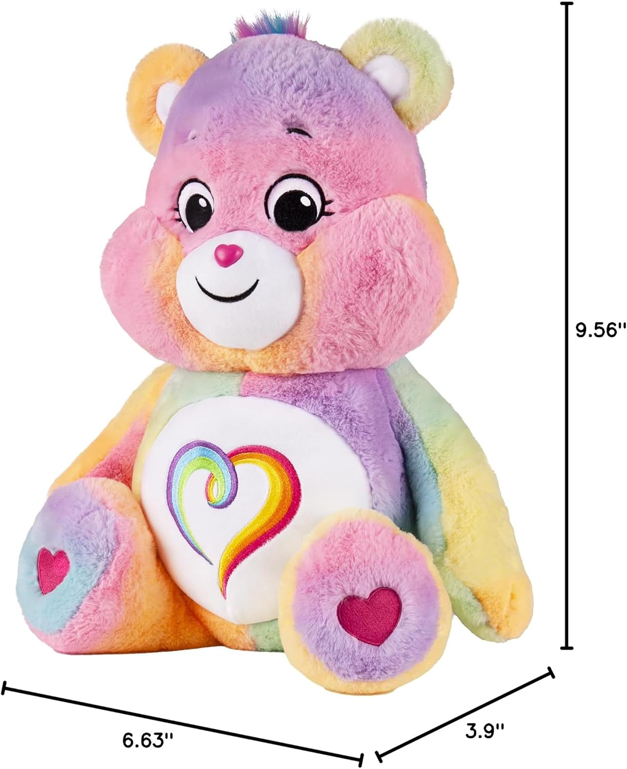 Care Bears 24" Jumbo Plush Togetherness Bear, Collectable Giant Teddy, Cuddly Soft Toy for Kids 4+