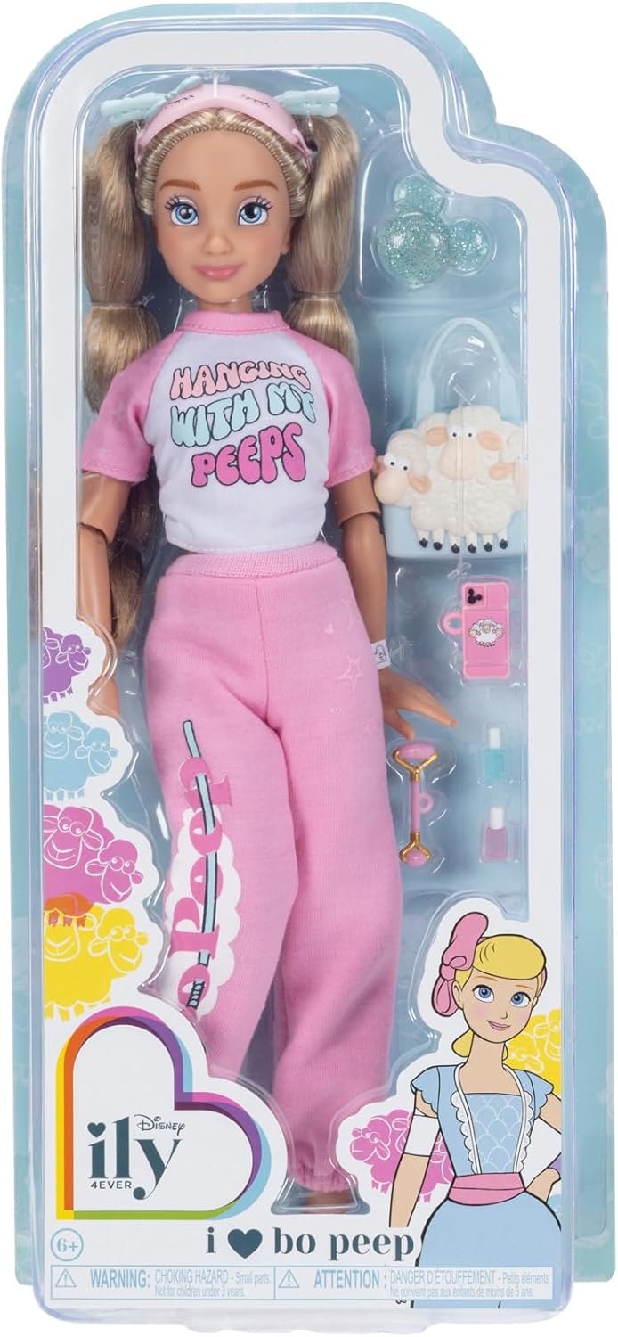 Disney ILY 4ever Fashion Dolls Inspired by Bo Peep 11.5" Tall with 13 Points of Articulation, Glittery Mickey Ring Included for You!