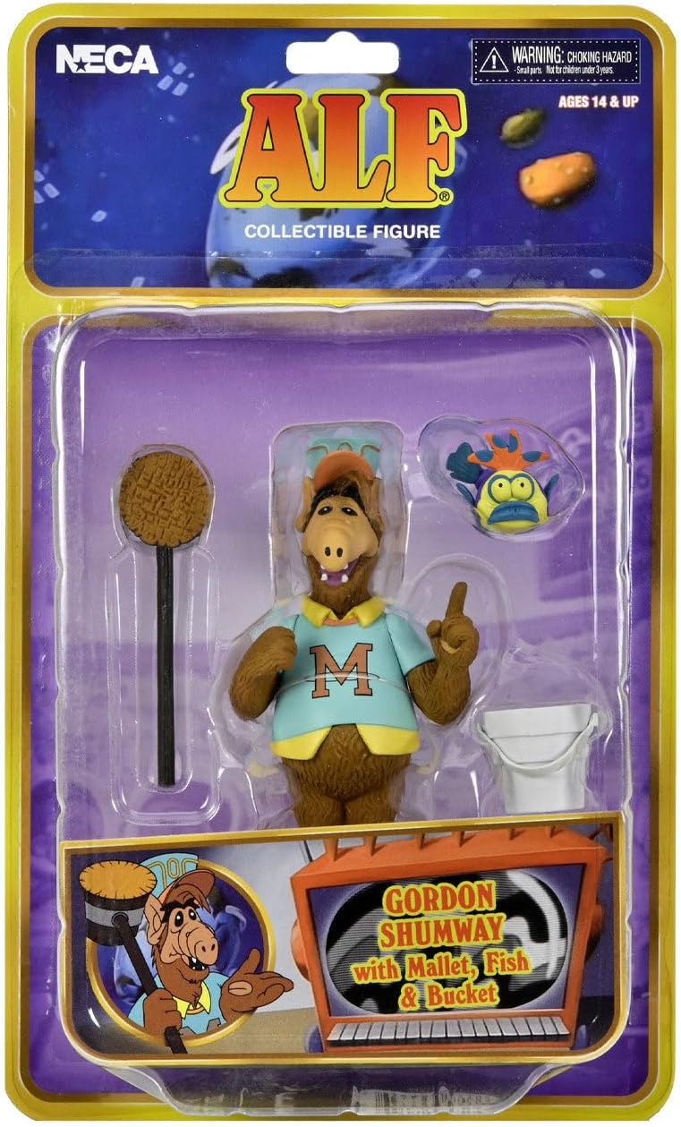 NECA Alf 6" Toony Classic Figure - Alf Baseball