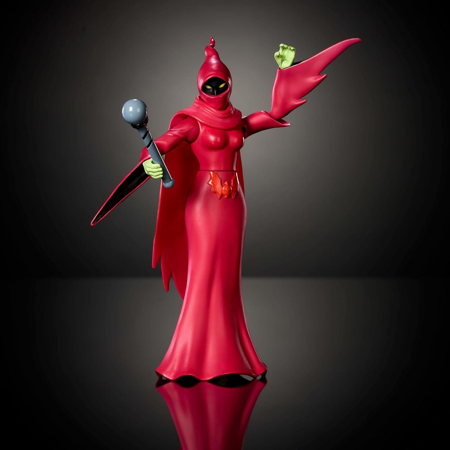 Masters of the Universe Origins Action Figure Cartoon Collection Shadow Weaver, 5.5-inch 1980s Motu Princess of Power TV Sorceress, Cloak & Wand