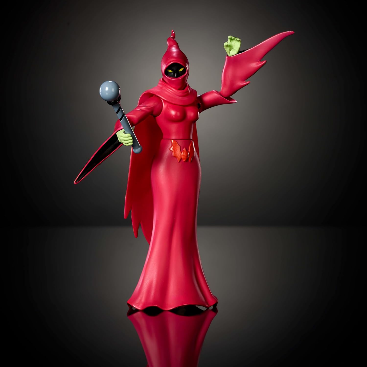Masters of the Universe Origins Action Figure Cartoon Collection Shadow Weaver, 5.5-inch 1980s Motu Princess of Power TV Sorceress, Cloak & Wand