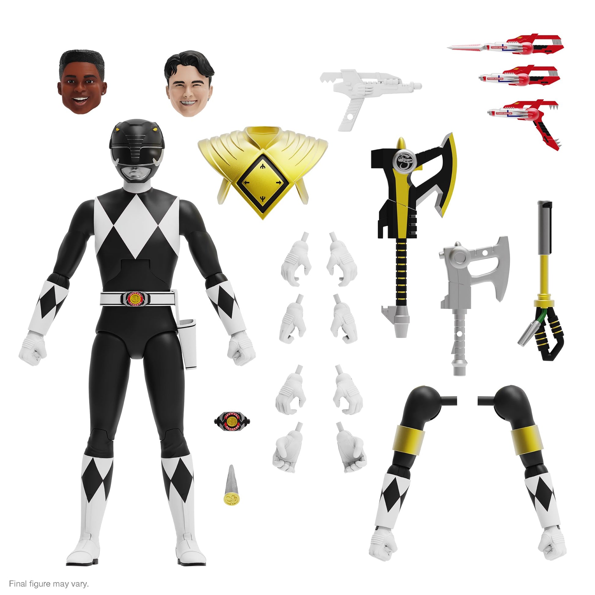 Super7 ULTIMATES! Mighty Morphin Power Rangers Lord Zedd (Imperial Gold Glow) - 7" Power Rangers Action Figure with Accessories