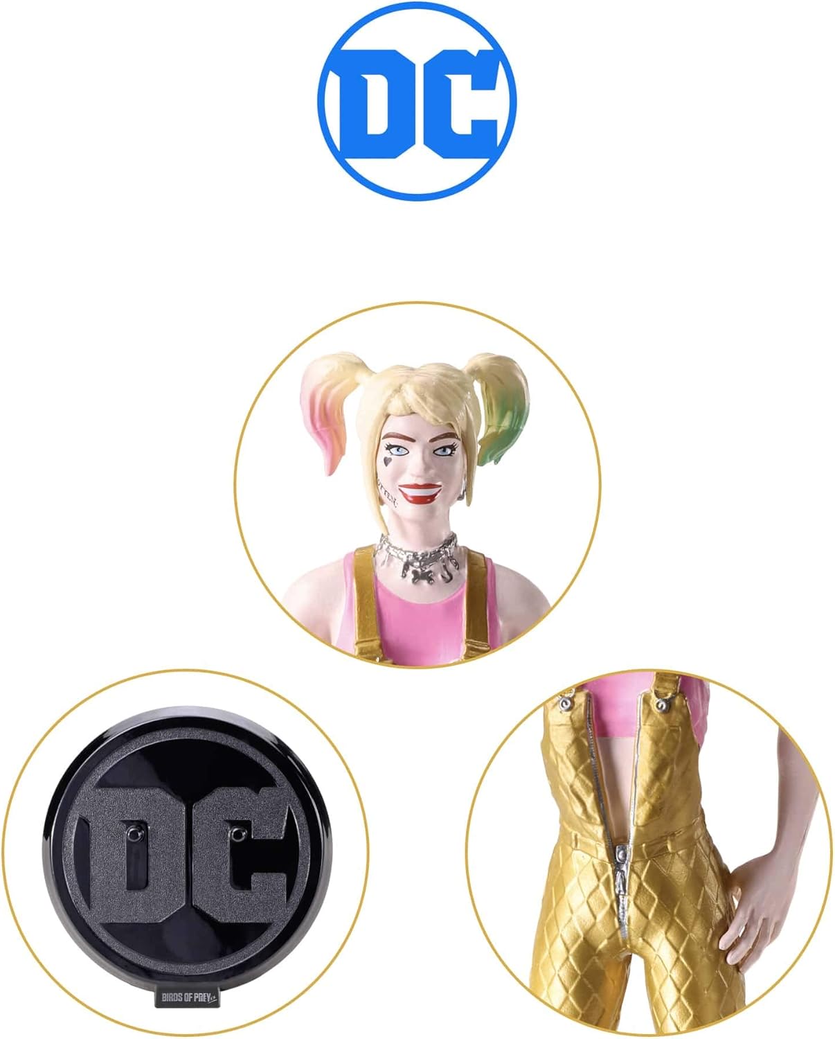 BendyFigs DC Movies Harley Quinn BOP with Mallet