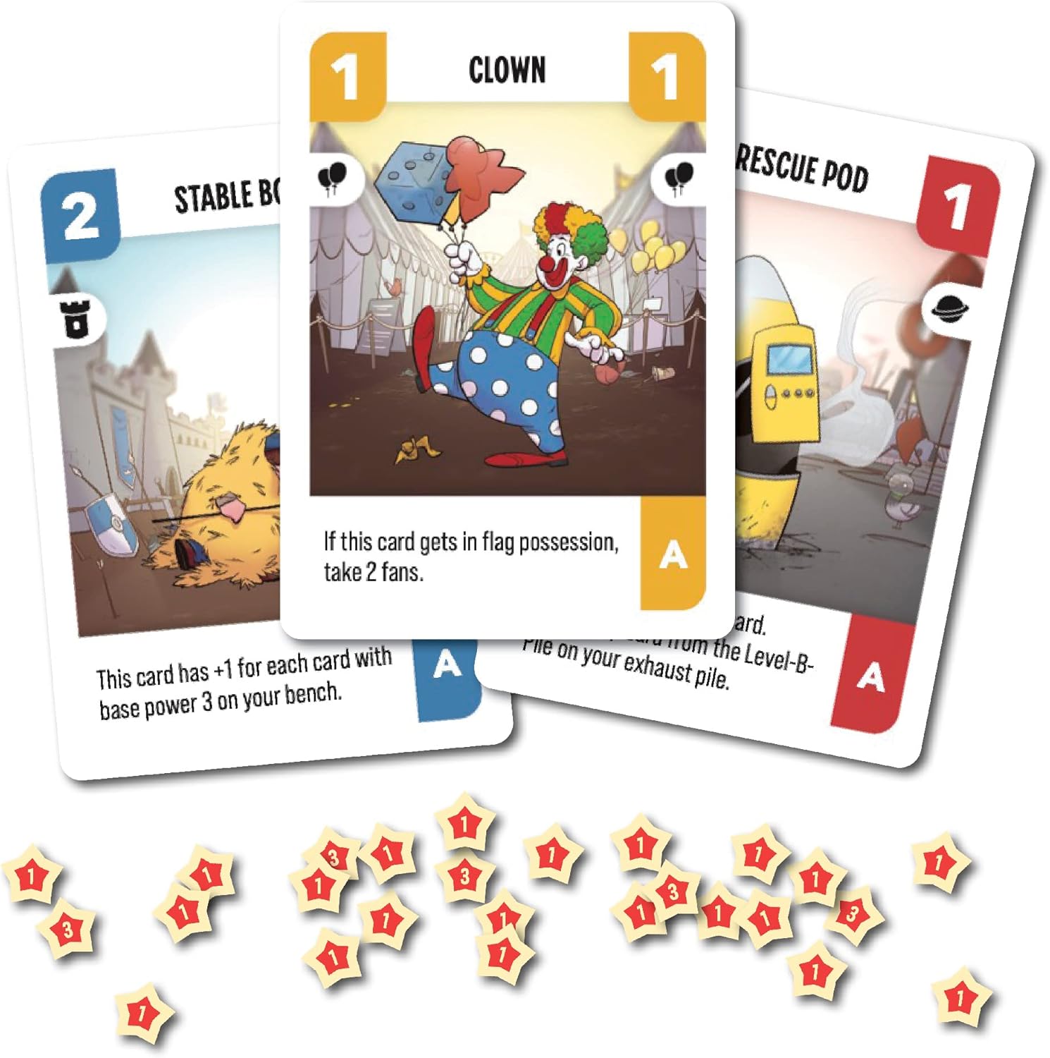 Asmodee Challengers Card Game - Assemble Your Dream Team and Capture The Flag! Deck Management Strategy Game, Fun Family Game for Kids and Adults, Ages 10+, 1-8 Players, 45 Min Playtime
