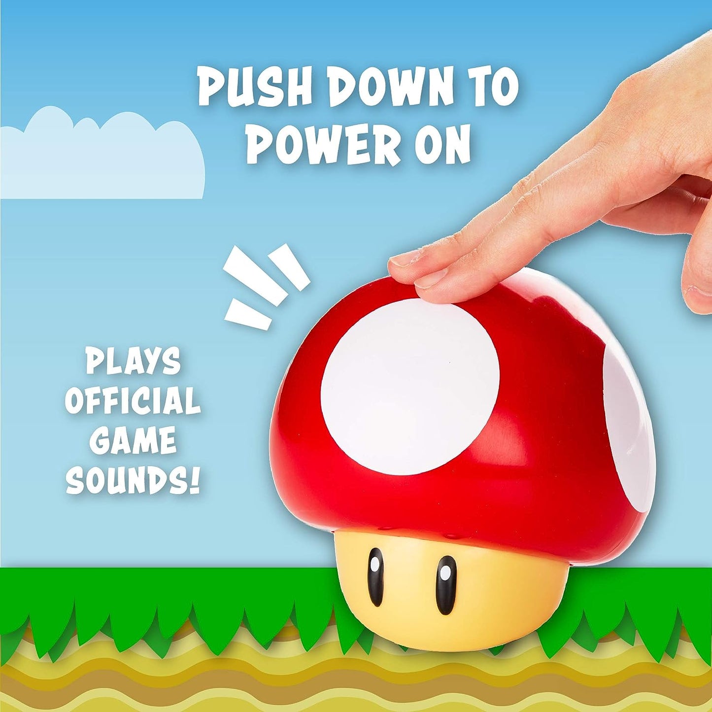 Nintendo Super Mario Mushroom LED Nightlight - Fashions for Home