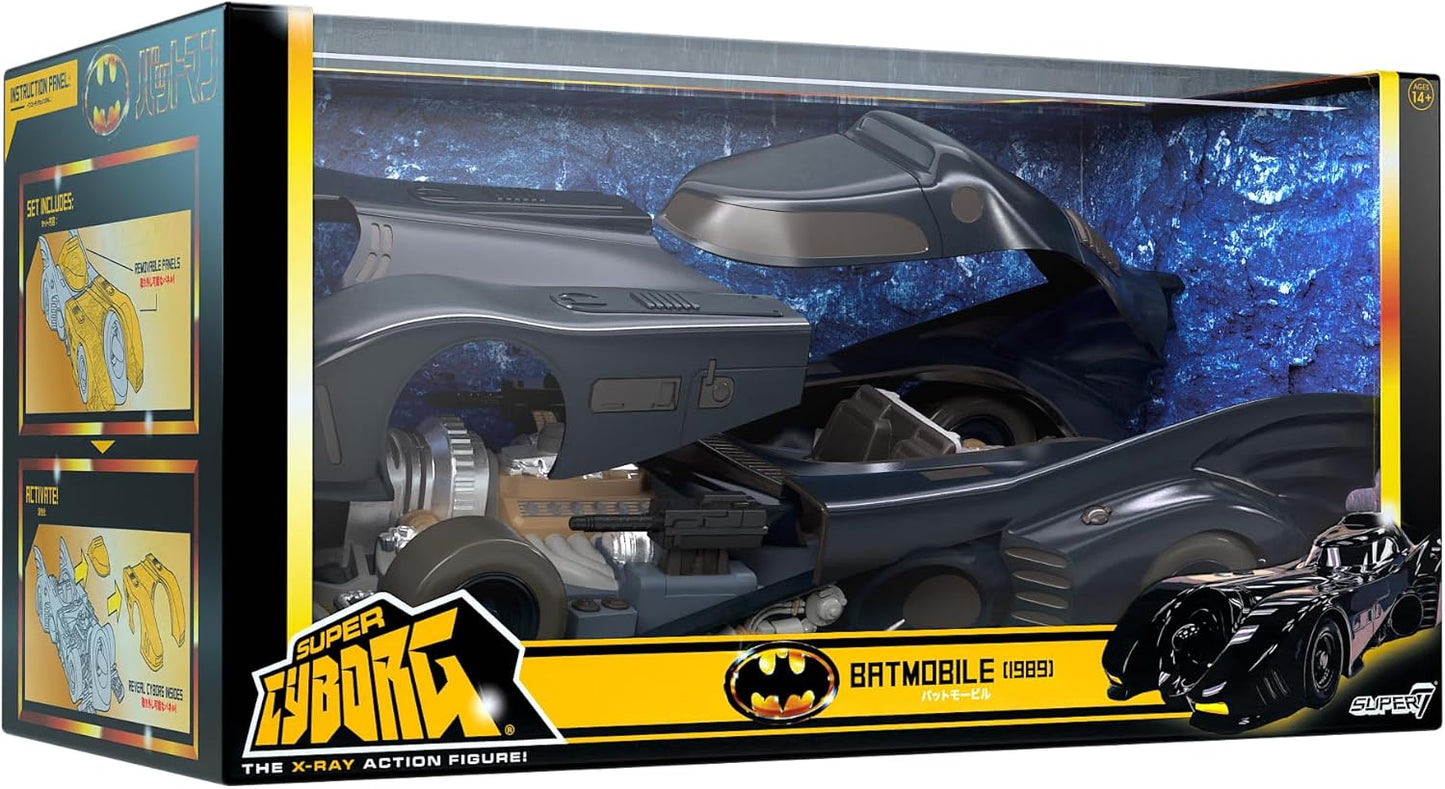 Super7 - Batman - Super Cyborg - Batmobile [1989] (Full Color)