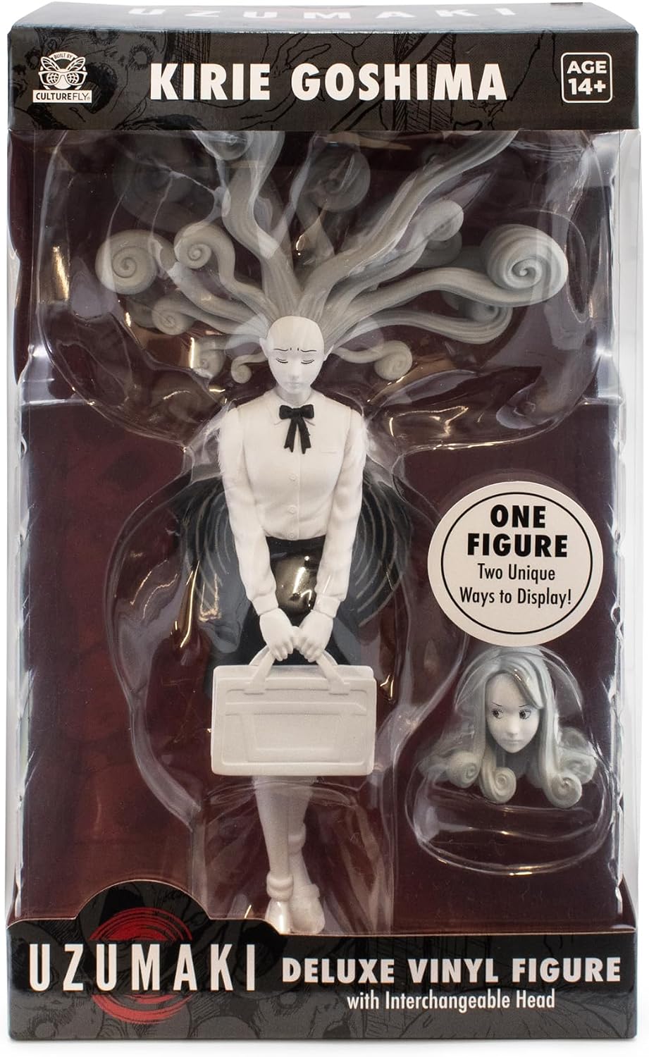 Culture Fly Kyrie Uzumaki Vinyl Statue with Swappable Head, Game Theme, Multicolor, Plastic Fashions for Home