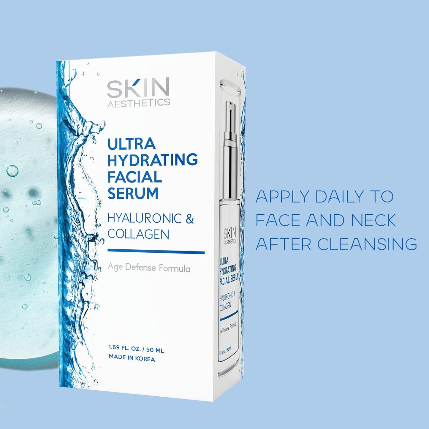 Skin Aesthetics Hyaluronic & Collagen Facial Serum - Fashions for Home