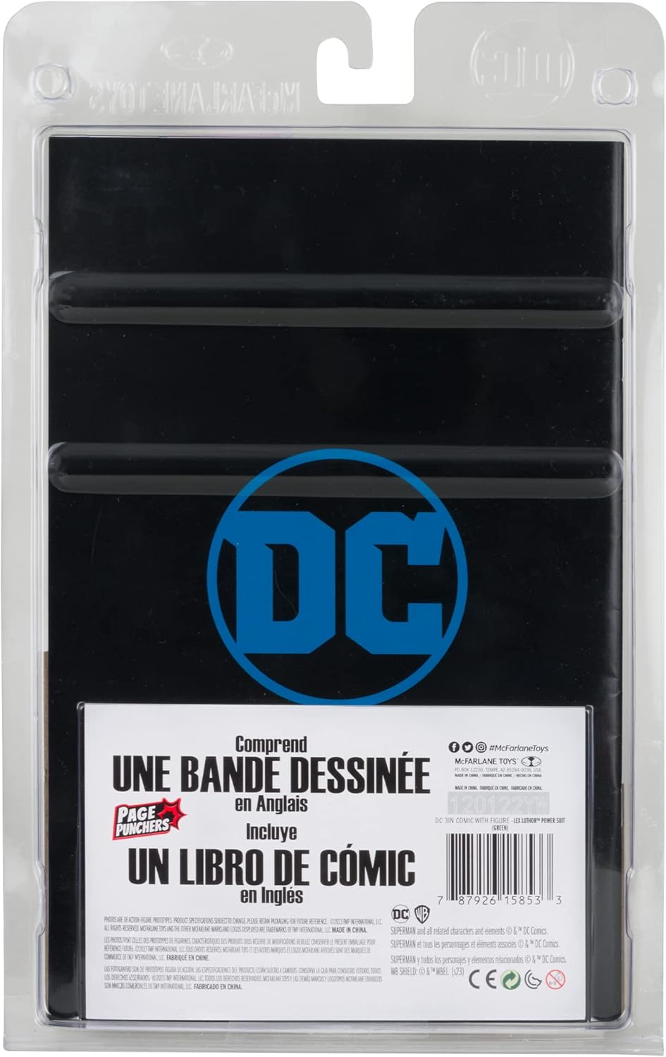 Dc Direct - 3In Figure With Comic Wv3 - Lex Luthor Power Suit (Green) Fashions for Home