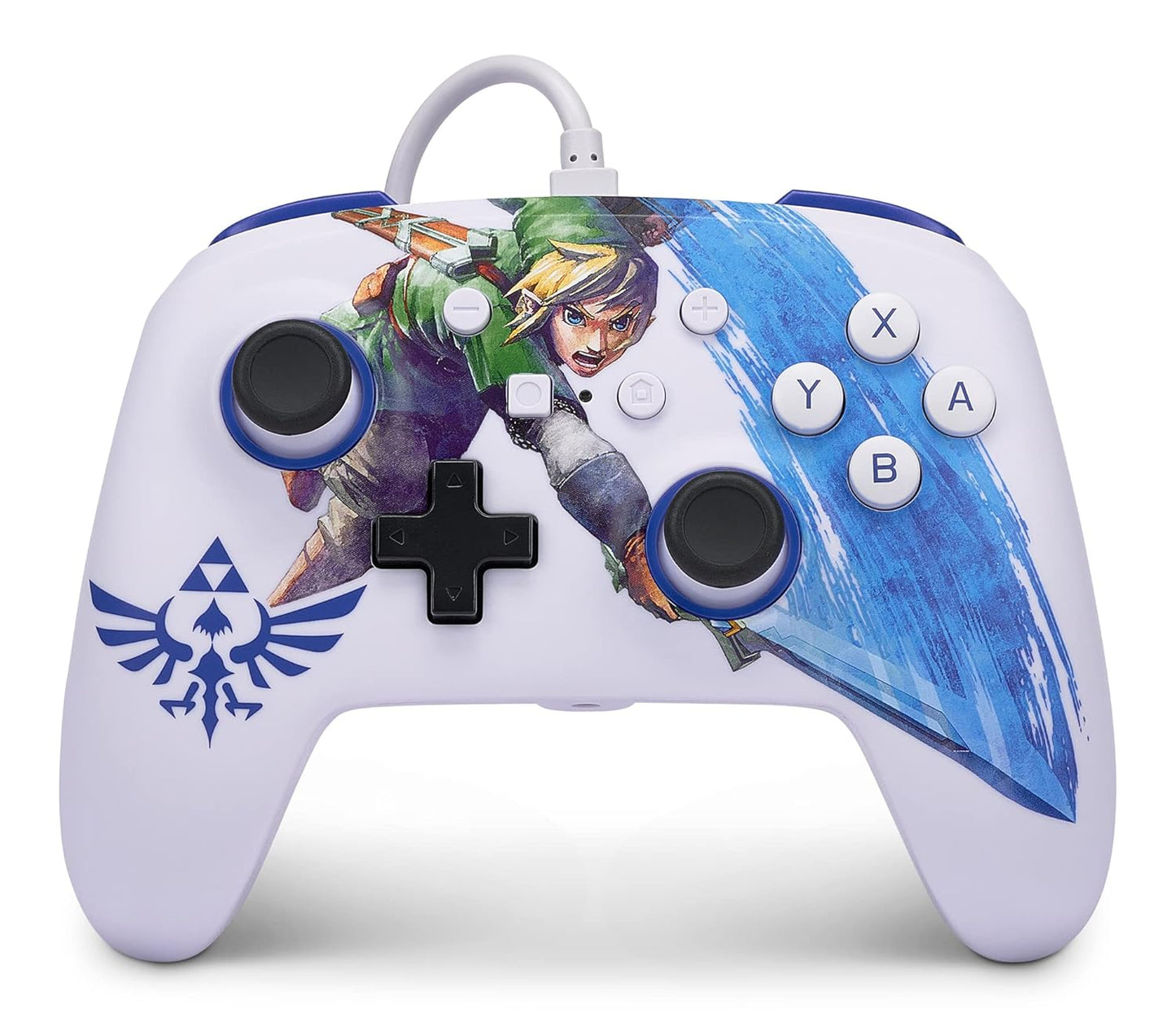 PowerA Enhanced Wired Controller and Slim Case for Nintendo Switch — Master Sword - Fashions for Home