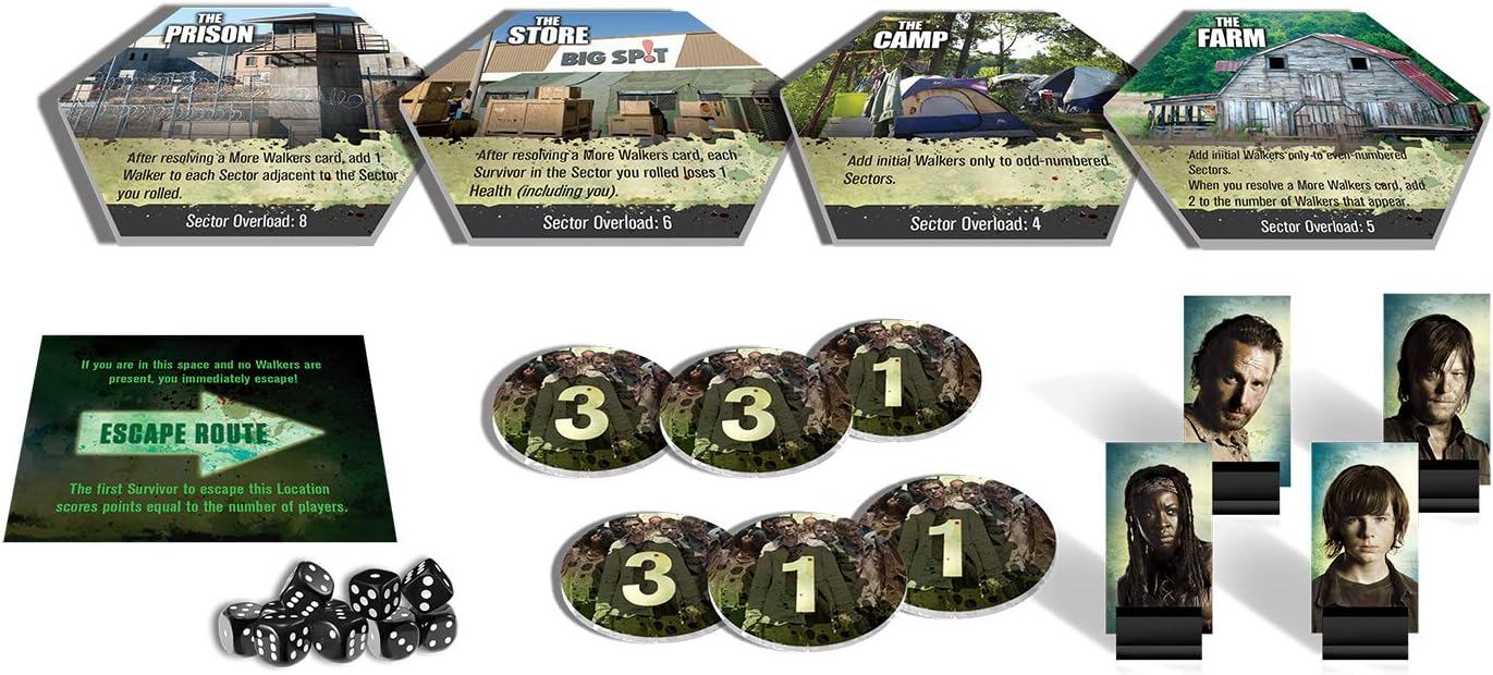 walking dead dice game dont look back