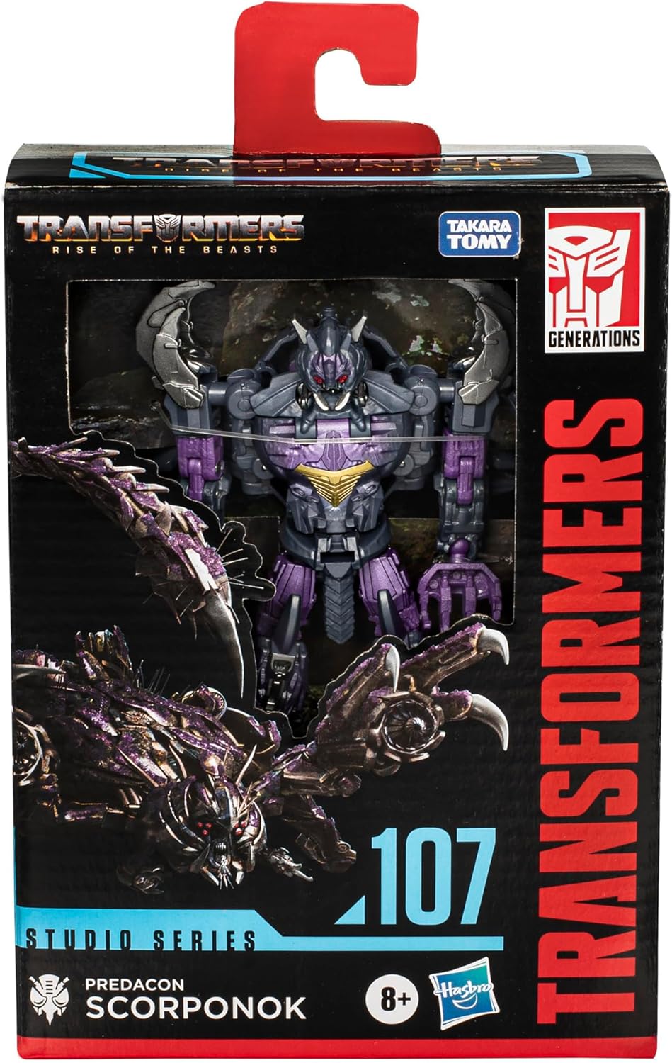 Transformers Toys Studio Series Deluxe Rise of The Beasts 107 Predacon Scorponok, 4.5-inch Converting Action Figure, 8+ - Fashions for Home