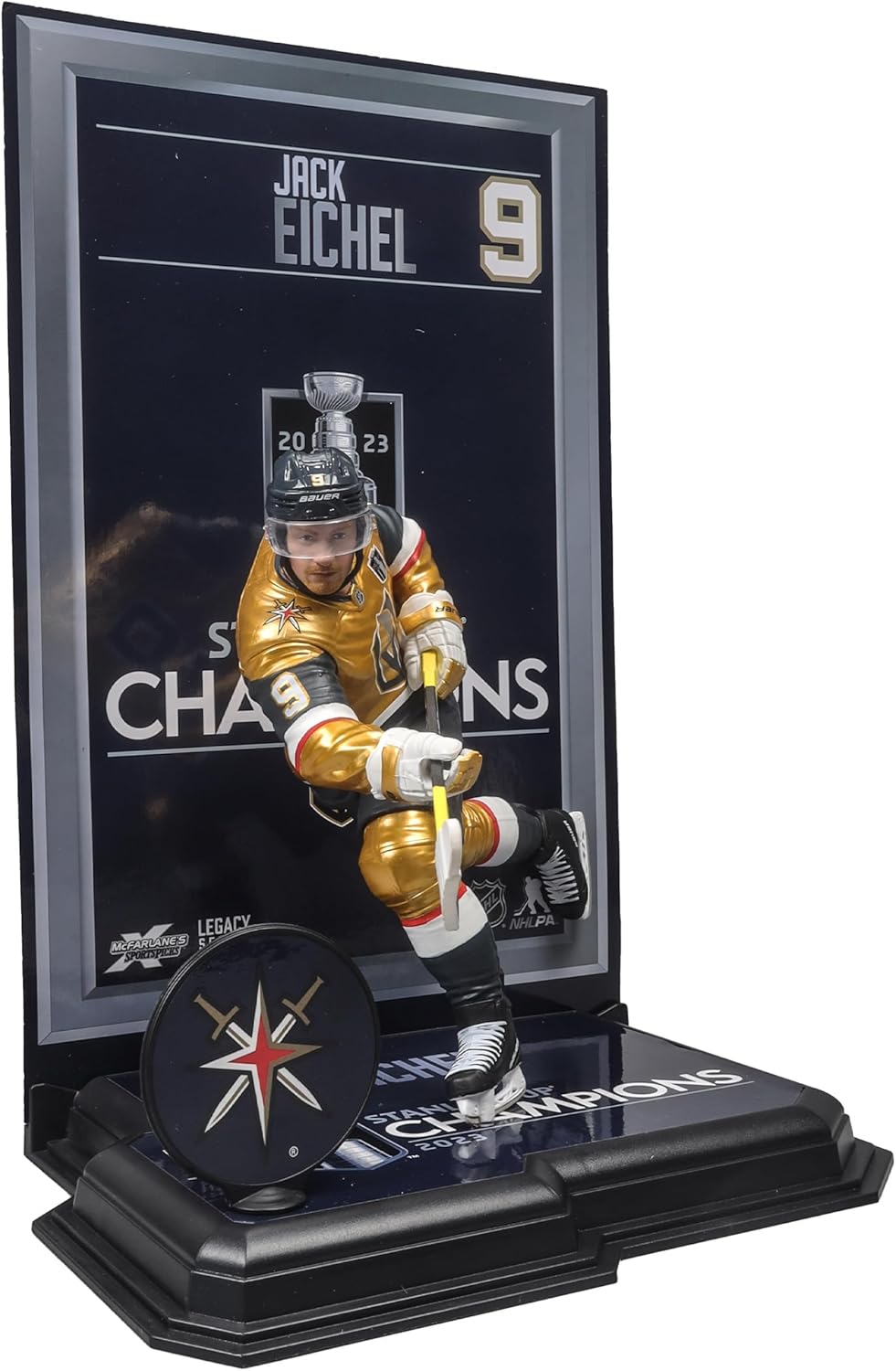 McFarlane Toys - Jack Eichel w/Stanley Cup (Vegas Golden Knights) NHL 7in Posed Figure McFarlane's SportsPicks