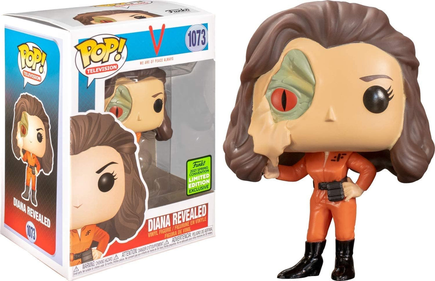 Funko POP Diana with Lizard Face ECCC 2021 Spring Convention Exclusive Action Figure