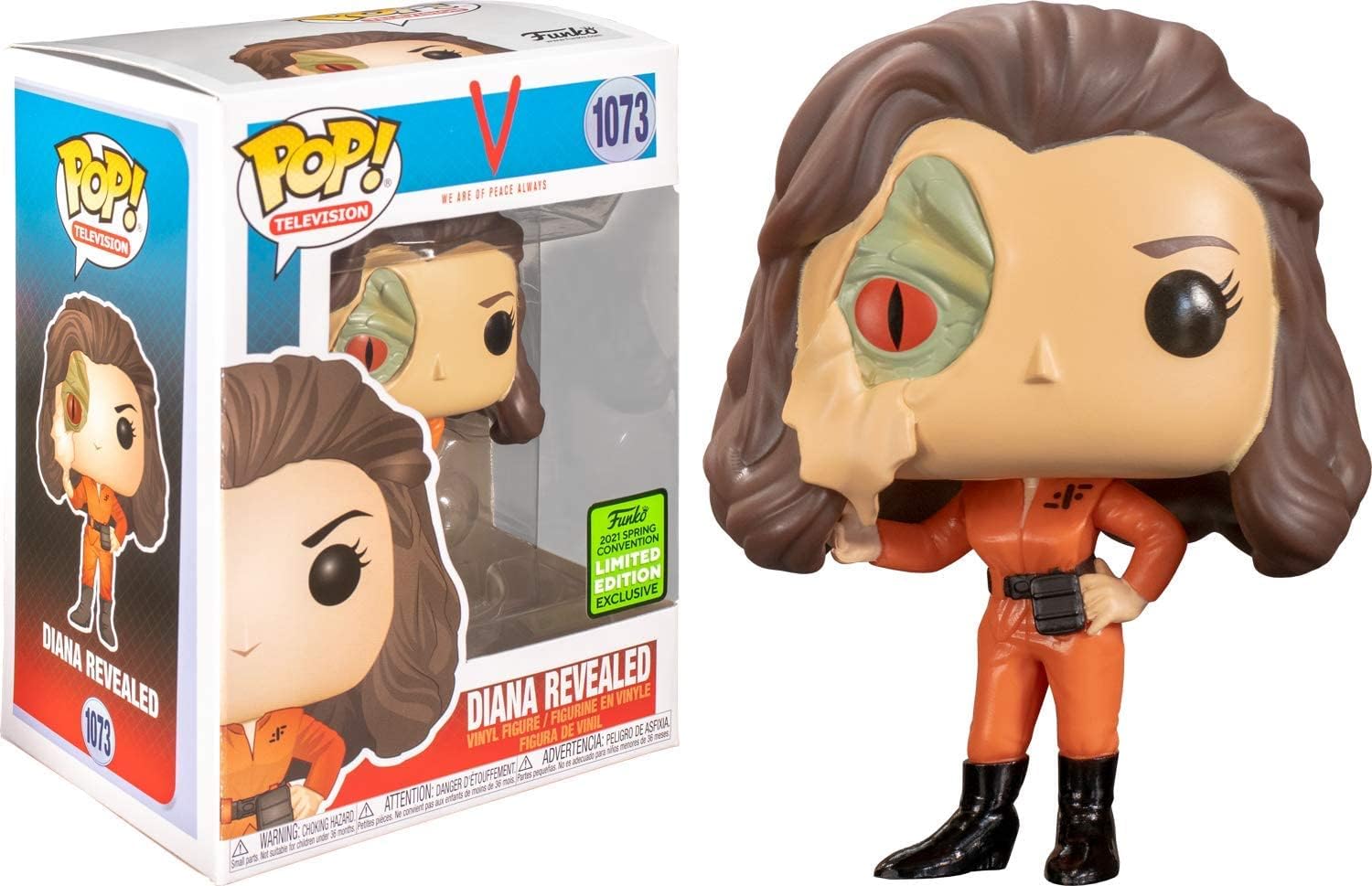 Funko POP Diana with Lizard Face ECCC 2021 Spring Convention Exclusive Action Figure