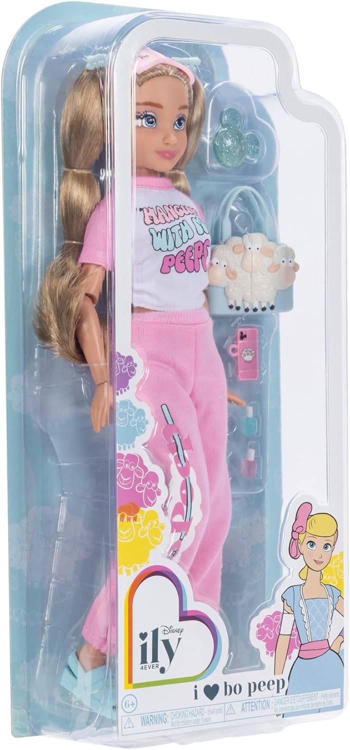 Disney ILY 4ever Fashion Dolls Inspired by Bo Peep 11.5" Tall with 13 Points of Articulation, Glittery Mickey Ring Included for You!