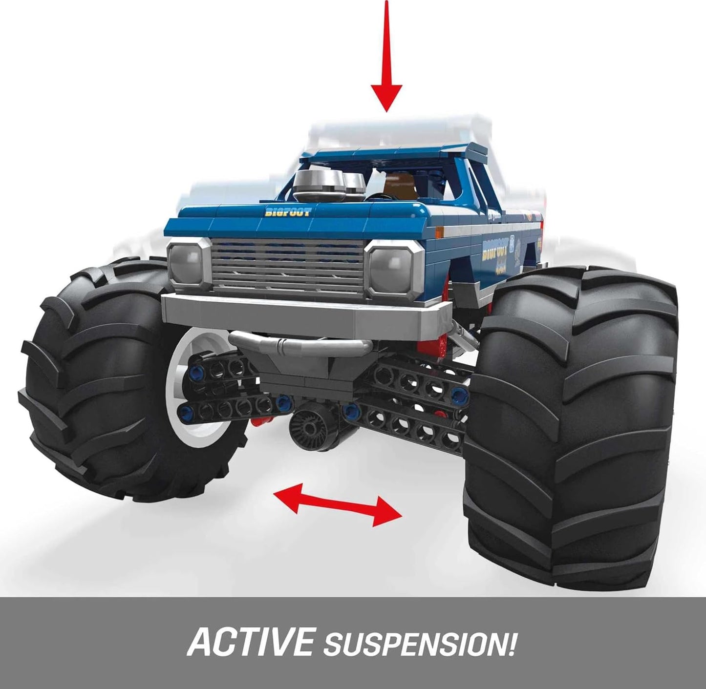 MEGA Hot Wheels Bigfoot Collectible Monster Truck Building Toy - 538pcs Fashions for Home