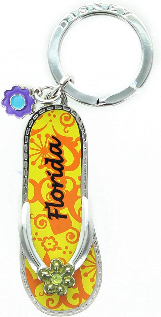 Disney Tinker Bell Florida Flip Flop Key Ring