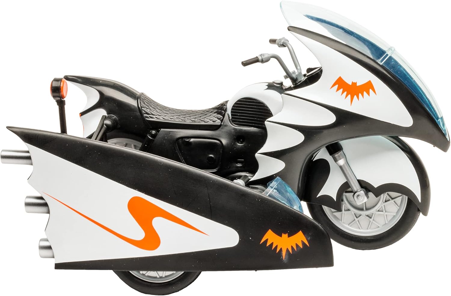 DC Retro Batman 66 Batcycle with Sidecar Vehicle Accessory Fashions for Home