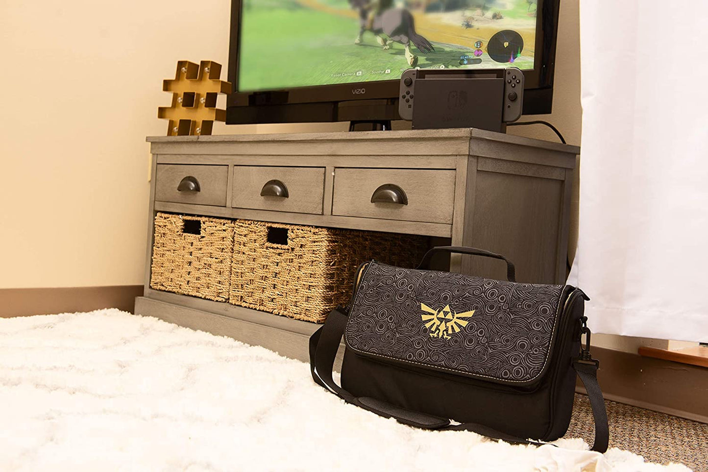PowerA Everywhere Messenger Bag Zelda: Breath of the Wild Nintendo Switch - Fashions for Home 