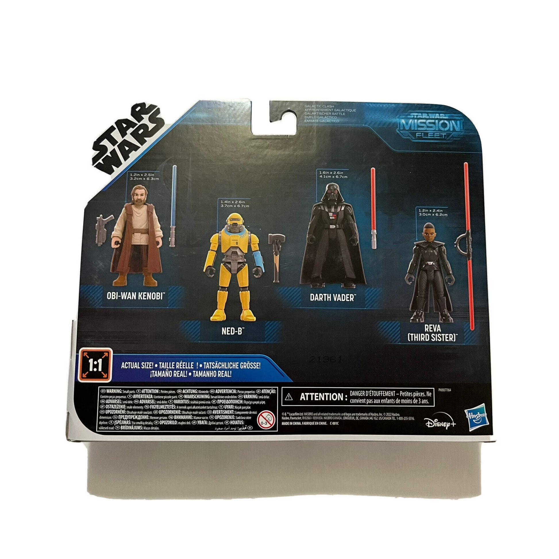 STAR WARS Mission Fleet 2.5-inch Scale Galactic Clash 4pk Toy F5646 Ages 4 and Up Fashions for Home