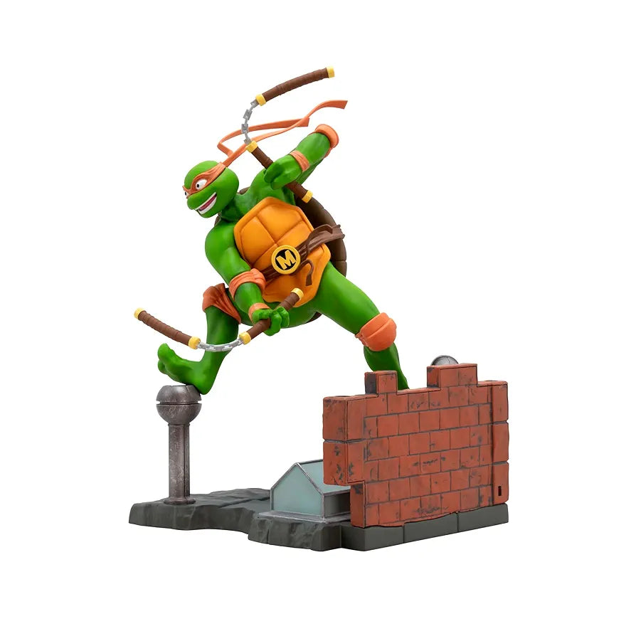 Teenage Mutant Ninja Turtles Michelangelo 7.7" Tall SFC Collectible PVC Figure Statue Cartoon Figurine Home Room Office Décor Gift