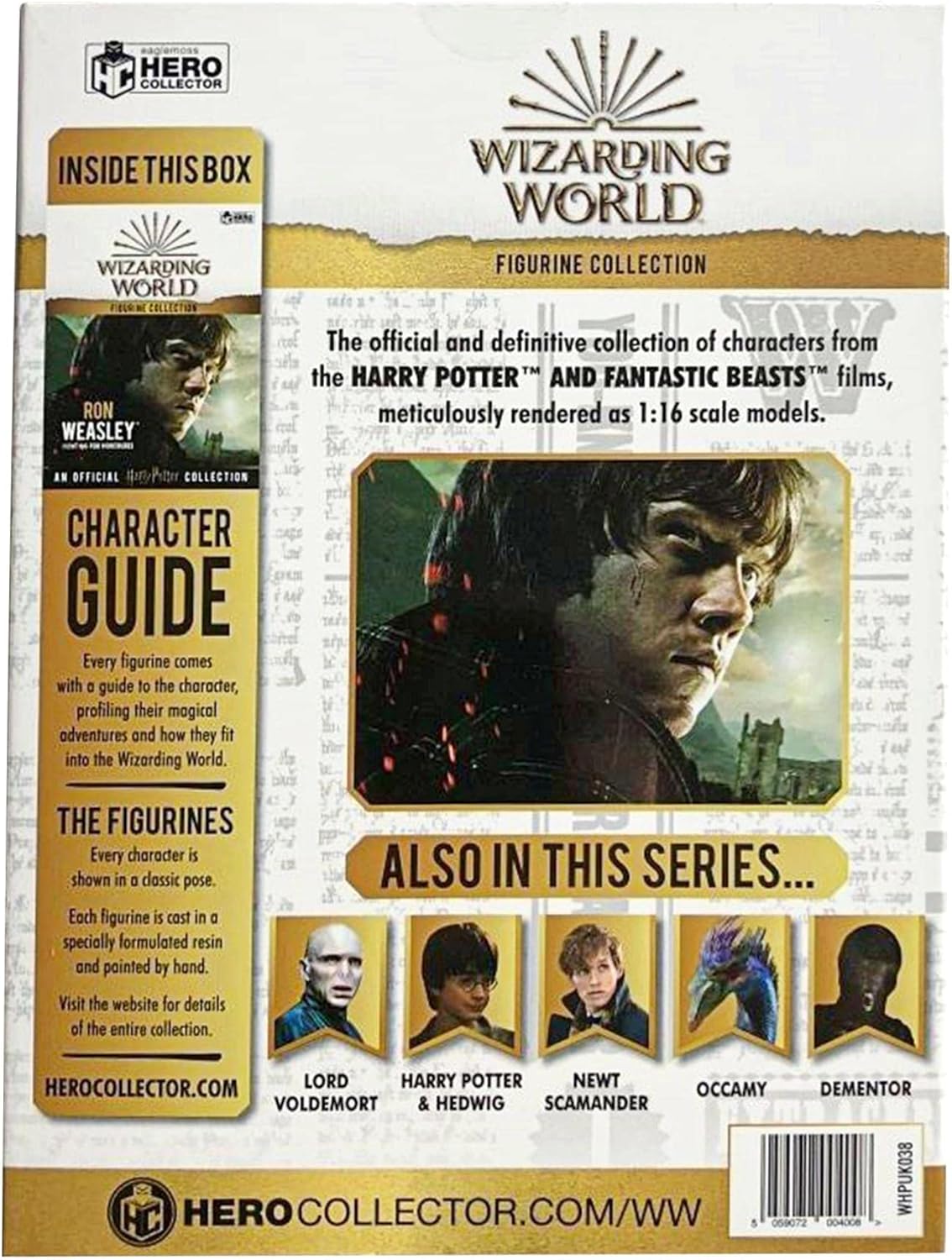 Eaglemoss Harry Potter Wizarding World 1:16 Figure | 038 Older Ron