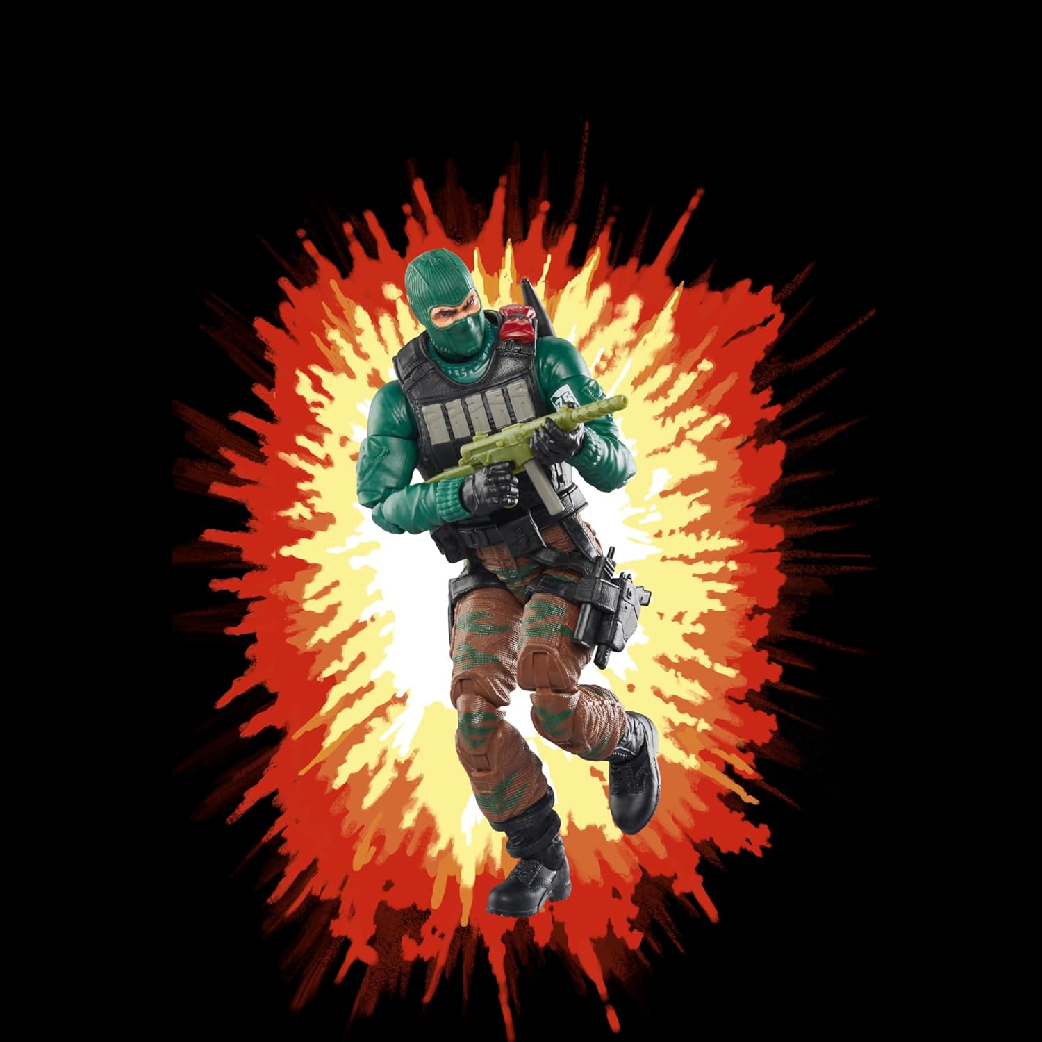 G.I. Joe Classified Series Retro Cardback Beach Head, Collectible 6-Inch Action Figure with 10 Accessories