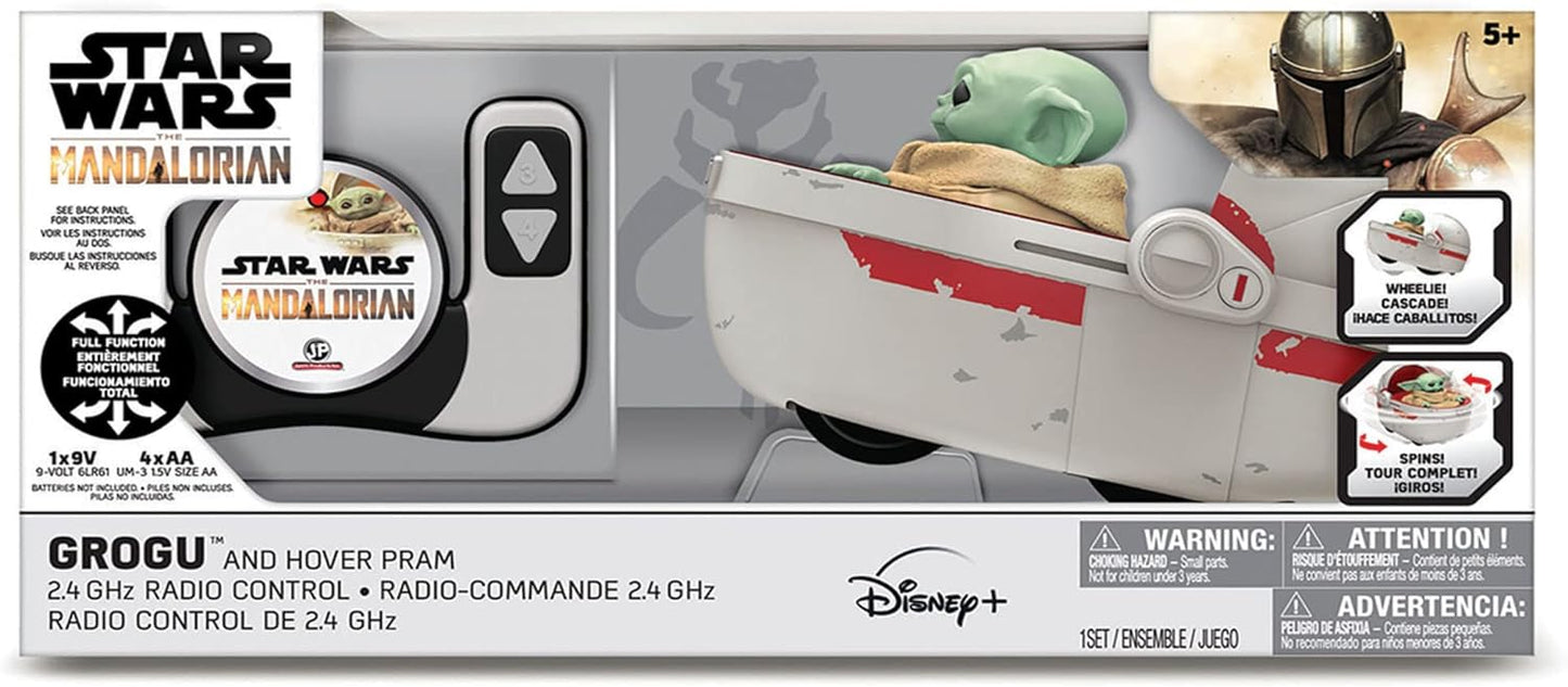 Star Wars The Mandalorian Grogu And Hover Pram 2.4 GHz Radio Control 9  RC Car - Fashions for Home